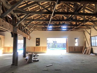 織物工場跡地の教室